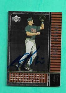 (1) COREY KOSKIE MINNESOTA TWINS  BASEBALL SIGNED CARD (W1713)  
