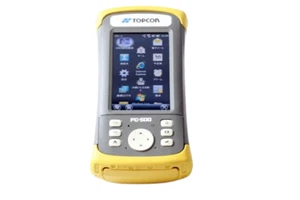 Topcon FC-500 Topcon Data Collector wp2087 Yellow and Gray Color Vintage - Picture 1 of 8