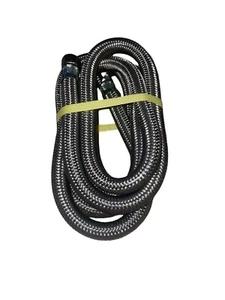 Water Supply Line Faucet Connector  Male 3/8” Stainless Steel Weave 66” - Picture 1 of 9