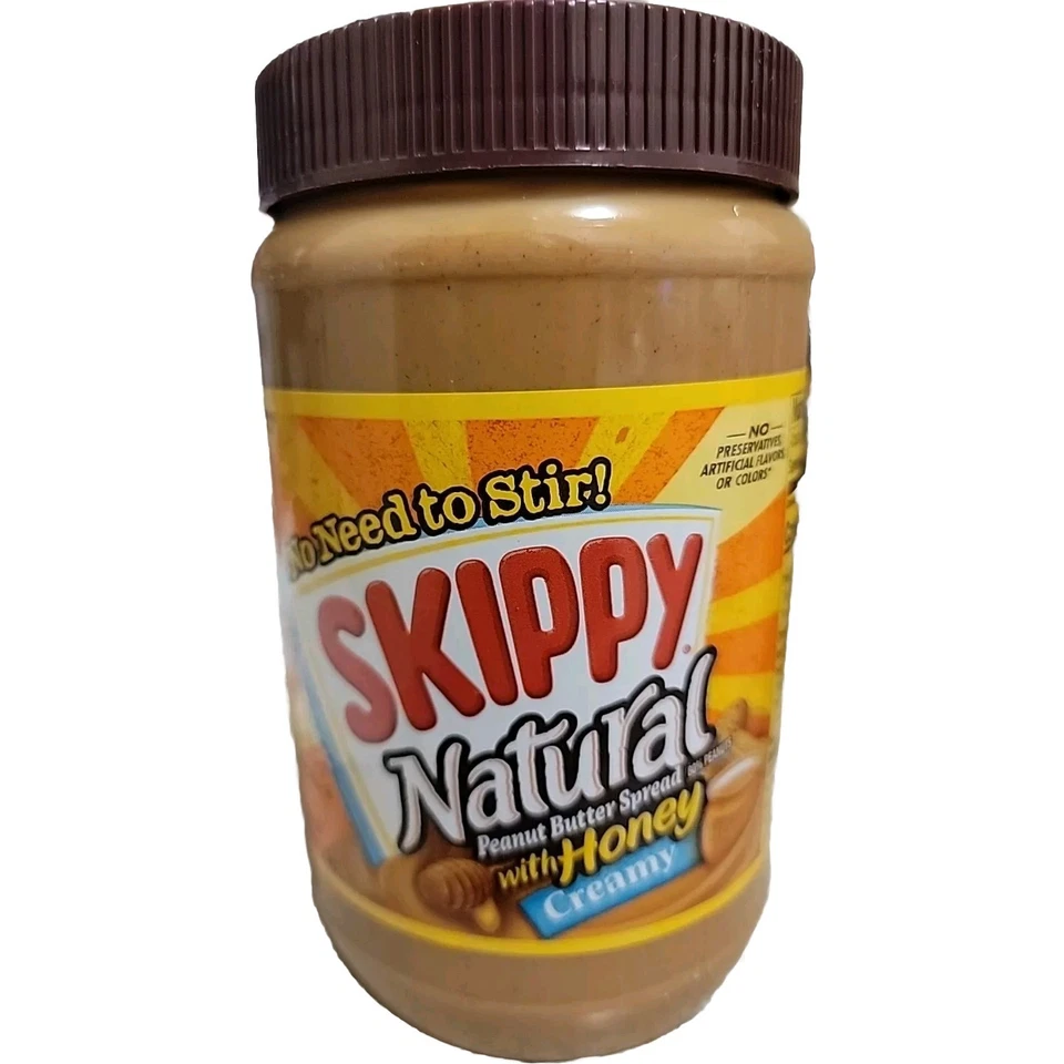 SKIPPY Peanut Butter Creamy and Natural With Honey 40ounce
