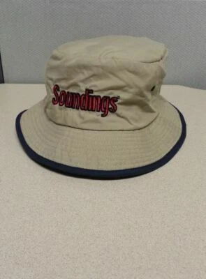 Sombrero de cubo Soundings tostado de lados suaves El periódico de navegación Pesca al sol Talla L Foto 1 de 3