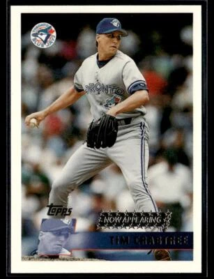 1996 Topps Series 2 #351 Tim Crabtree Toronto Blue Jays RC - Image 1 of 2