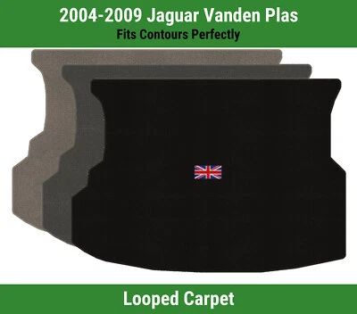 Lloyd Classic Loop Trunk Carpet Mat for '04-09 Jaguar Vanden Plas w/British Flag - Image 1 of 4