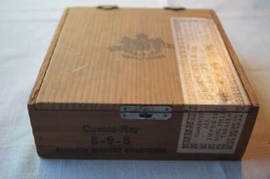 Vintage Cuesta-Rey Wooden Cigar Box, 8-9-8, English Market - Picture 1 of 3