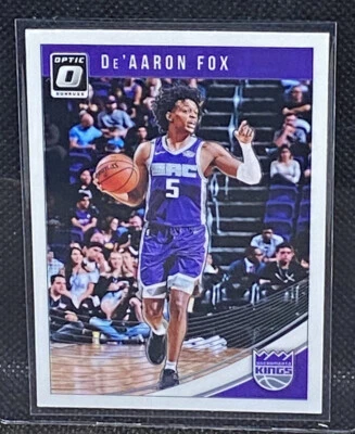 De’Aaron Fox 2018-19 Panini Donruss Optic #51 Sacramento Kings - Image 1 of 2