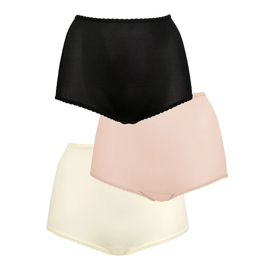 Bali Skimp Skamp Brief 3-PackWarm Steel/Soft Taupe/Scattered Leopard 2XL/9