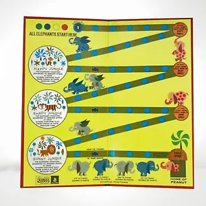 Vintage Peanut the Elephant 1961 ? Board Game by Parker Bros. (board only) - Picture 1 of 11