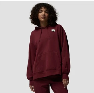 Jordan Flight Fleece Pullover Women's Hoodie Red dq4603-645 - Picture 1 of 3