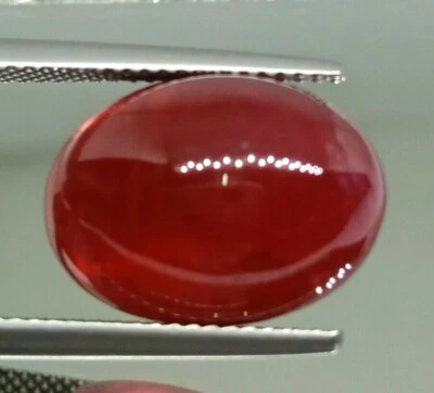 Hermosa piedra preciosa suelta ovalada rubí natural rojo de 17,09 quilates Foto 1 de 3