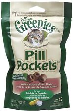 Feline Greenies Pill Pockets, Salmon Flavor, 1.6 oz., 6 Pack