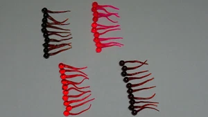 40 RELAX GOMA PEZ ESPERMA GUSANO - 3,5 CM EE. UU. ¡ÉXITO!!!  - Imagen 1 de 1