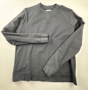 Brooklinen Loungewear Damen kleiner schwarzer Pullover Rundhalsausschnitt Sweatshirt USA - Bild 1 von 14