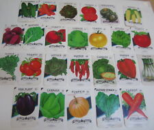 Lot of 25 Old Vintage - VEGETABLE - SEED PACKETS - San Antonio Texas - EMPTY