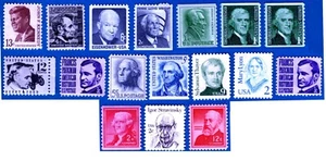 Vintage US Stamps, Prominent Americans Series 1960s Issues MINT VF - Picture 1 of 1