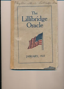 Detroit MI Lillibridge Elementary School yearbook January 1927 Michigan Rare - Imagen 1 de 2