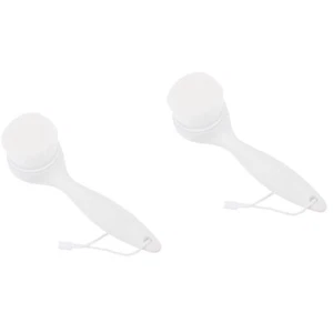 2 PCS Held Skin Face Brush Women's Washing Tool Facial Cleaning Man Miss - Picture 1 of 12
