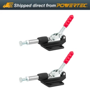 POWERTEC 500 lbs Push Pull Toggle Clamp 305CM/Pull Quick-Release Clamp 2PK - Picture 1 of 9
