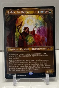MTG-Dominario United DMU - Jodah, the Unifier Stained Glass 302 - Picture 1 of 2