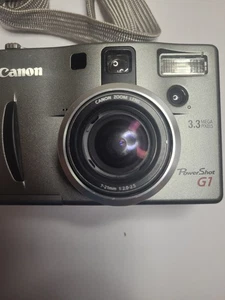 Canon PowerShot G1 Gray 3.3MP 3x Optical Zoom Compact Digital Camera - Picture 1 of 8