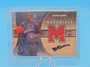 2005-06 Upper Deck Hardcourt Hardwood Materials Wood 33/99 Gilbert Arenas #HM-GA - Picture 1 of 10