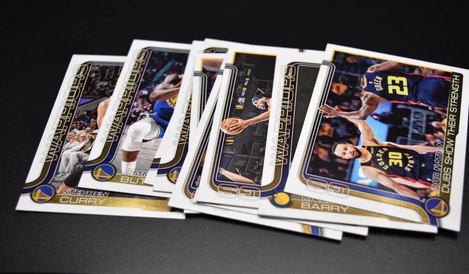 Conjunto completo de 10 cartas 2025-26 Topps Flagship Golden State Warriors equipe - Imagem 1 de 1