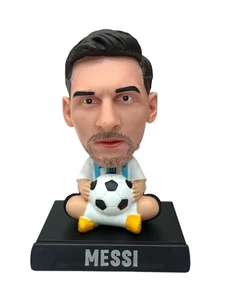 Super Hero Messi Action Figure Limited Edition Bobblehead with Mobile Holder - Picture 1 of 3