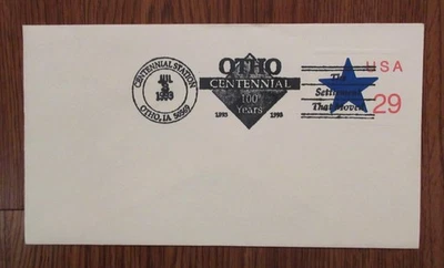 Otho Iowa First Day Cover FDC Envelope Centennial 100 Years July 3 1983 to 1993 - Image 1 of 3