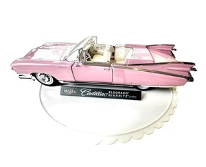 1959 Cadillac Eldorado 1:18 Pink Biarritz Maisto Diecast - Very Good - Free Ship - Picture 1 of 13