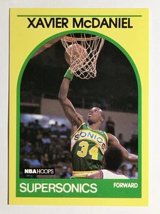 1990 Hoops 100 Superstars #91 Xavier McDaniel - Picture 1 of 2