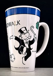 Vintage 6" 1999 Monopoly Sammler "Mr. Monopoly " Boardwalk Keramik Kaffeebecher - Bild 1 von 6