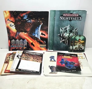 Lote de accesorios de material promocional Warhammer etc - Underworld 40k 40.000 mesbg - Imagen 1 de 12