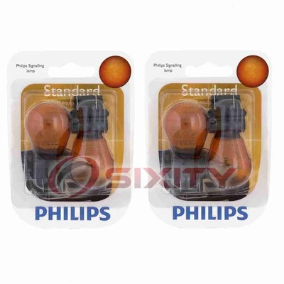 2 bombillas de señal de giro internas delanteras Philips para Audi A4 A4 Quattro A6 de Foto 1 de 4