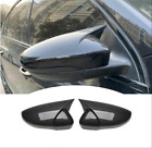 For Volkswagen Jetta 2012-2018 Carbon Fiber OX Horn Rear View Mirror Cover 2pcs