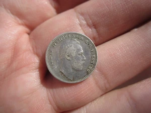 1866 SWEDEN 25 ORE - Picture 1 of 2