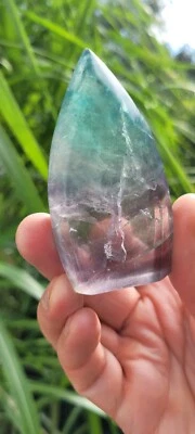 FLUORIT, Regenbogen FLUORIT Ornament, Madagaskar / 155g - Bild 1 von 4