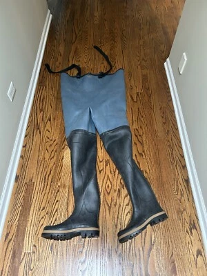 Le Chameau Ocean Chest Waders grey and black Size EU 47 - Image 1 of 4