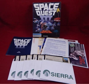 PC DOS : Space Quest III 3 The Pirates of Pestulon - Sierra 1989 - Picture 1 of 2