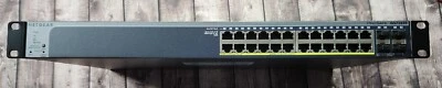 NETGEAR ProSafe GS728TP 24-Port Gigibit Smart Switch with PoE and 4 SFF Ports - Image 1 of 3