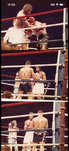 Boxing Ring Original Snapshots Mitch Blood Green vs Mike Tyson 10 Photos 3.5x5 - Picture 1 of 7
