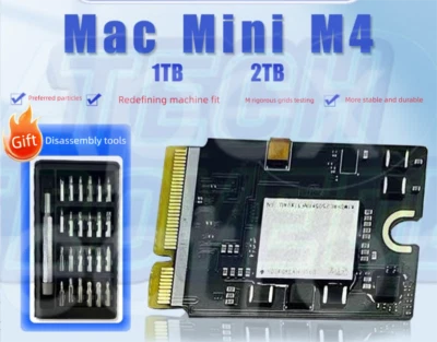 MARKENLOS Kit de actualización SSD para Mac Mini M4 1 TB 2 TB HÁGALO USTED MISMO reparación aumento de capacidad de almacenamiento