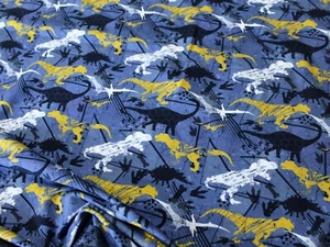 0,5 m French Terry "Dinos" (17,90 €/m), 150 cm de ancho - Imagen 1 de 3