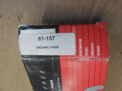 76-84 Peugeot Rear Organic Disc Brake Pads 61-157 BP-151 - Image 1 of 3