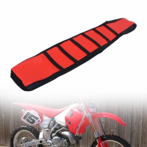 Gripper Soft Seat Cover Motor Rear Ribbed Fit For Honda CR125 1994-1996 - Picture 1 of 14