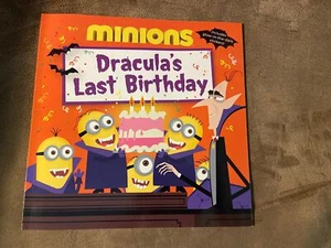 Minions: Dracula's Last Birthday Paperback Book Stickers Glow in Dark Lucy Rosen - Imagen 1 de 4