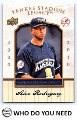 Alex Rodriguez  2008 UD Yankee Stadium Legacy final season box set #47 - Image 1 of 2