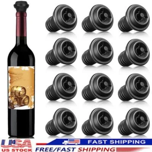 24 PCS Wine Stopper Resealable Silicone Saver Practical for Wine Bottle Seal - Picture 1 of 6