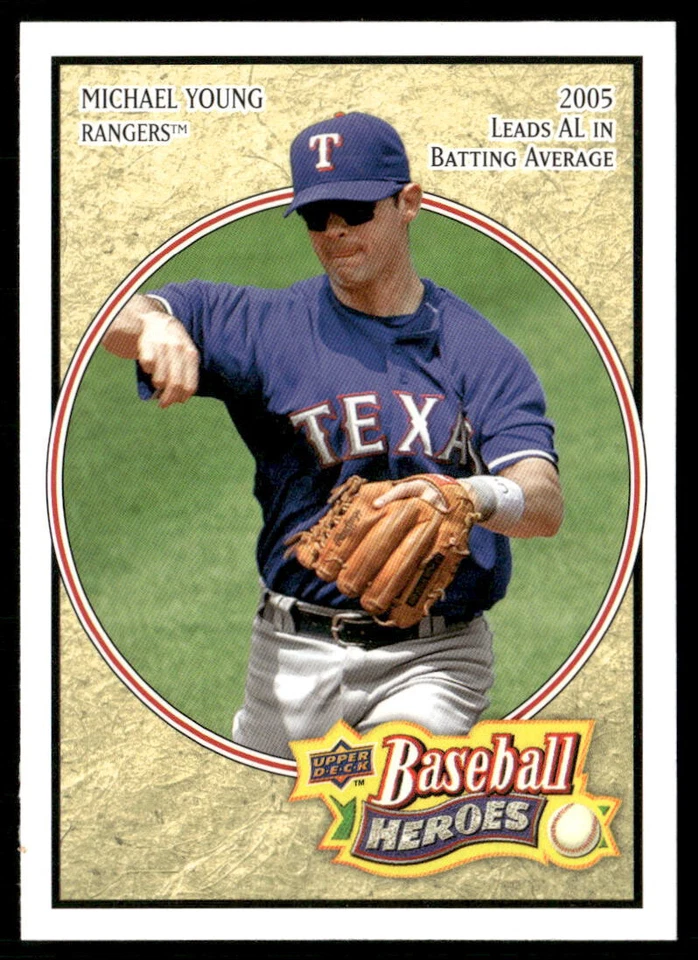 2008 Upper Deck Baseball Heroes - Michael Young #167 - Image 1 of 2