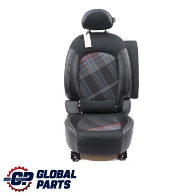Asiento trasero derecho O/S Mini Cooper R61 Paceman Sport tela cuero negro carbono Foto 1 de 4