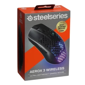 GENUINE SteelSeries Aerox Optical Ergonomic Wired Gaming Mouse USB-C Mesh RGB - Picture 1 of 2