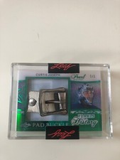 2020/21 LEAF PEARLS OF HISTORY PAD BUCKLE CURTIS JOSEPH #1/1 RARE WOW ONE OF A K